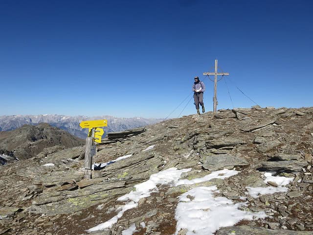 Gipfel des Rosenjoch, 2.796m