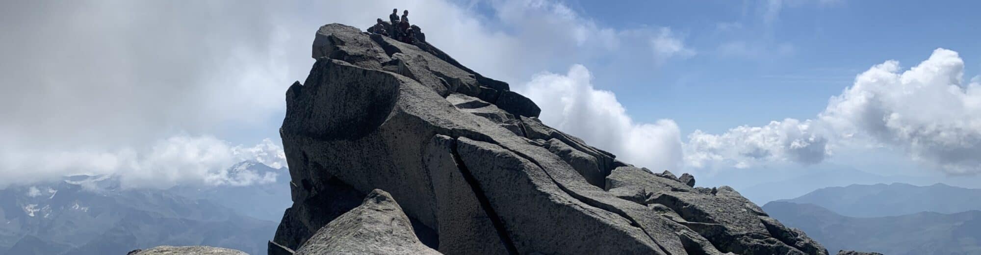 Bergsteigen hinter'm Haus