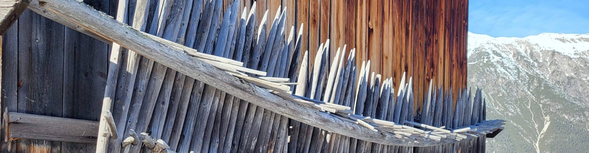 Bergsteigen hinter'm Haus